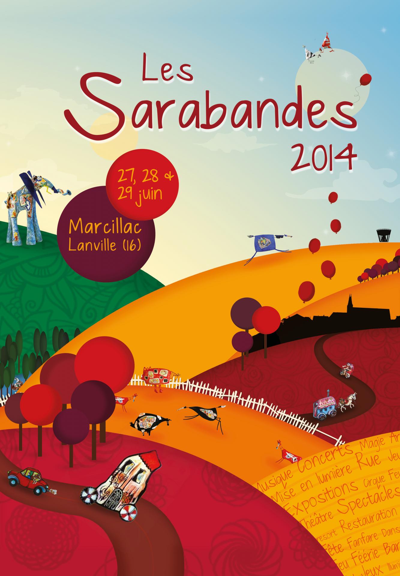 Affiche Sarabandes 2014
