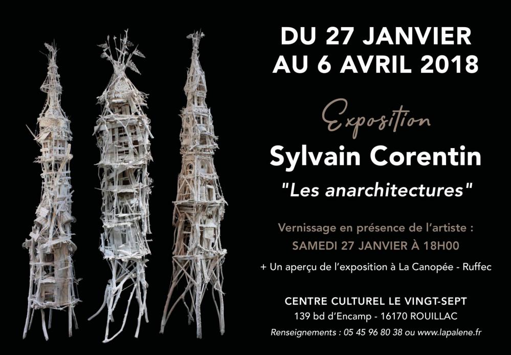 Invitation - Vernissage Sylvain Corentin