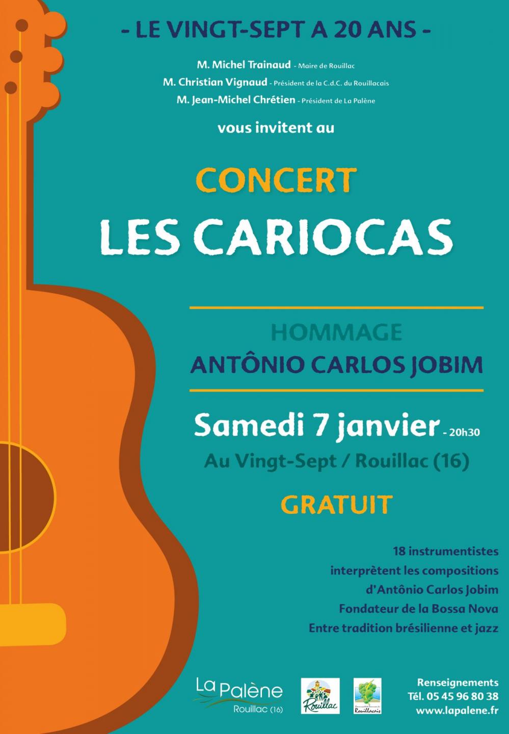 Affiche Concert Les Cariocas